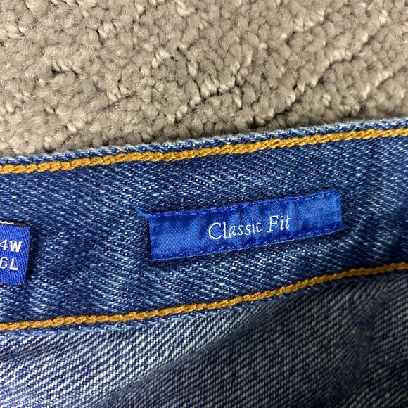 Peter Manning Classic Fit Jeans Men's 34 x 26 Fit 33 x 24.5 Blue Cotton New York - Picture 7 of 13